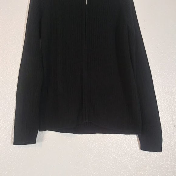 Liz Claiborne Liz wear women's size L black sweater - Picture 3 of 15